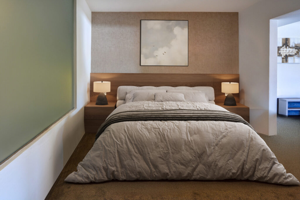 Ložnice apartmánu Star Lipno